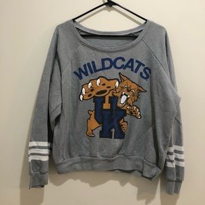 Kentucky sweater with wildcat logo